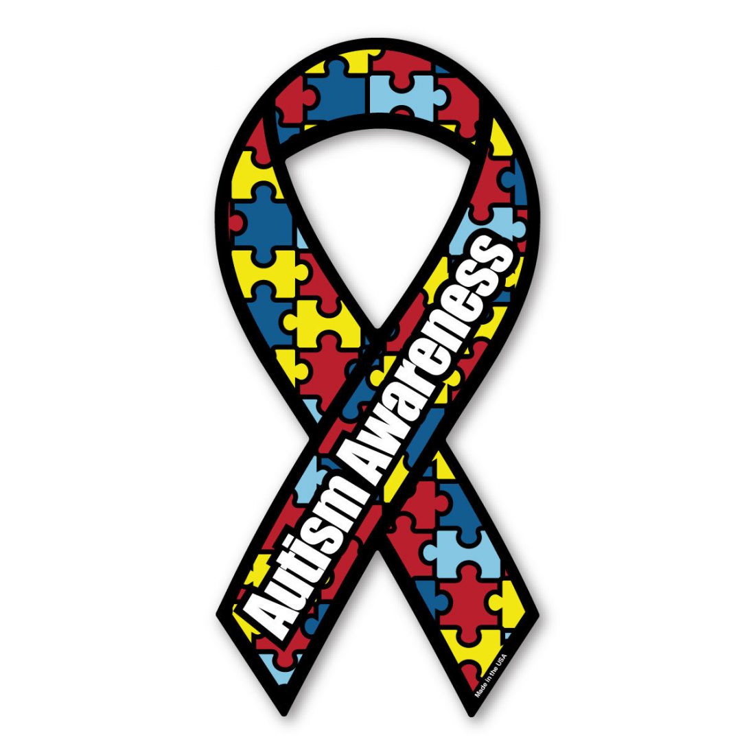 LOGO: Official Autism Awareness ribbon with multi color puzzle pieces. Photo Courtesy of John Vowell via Flickr.