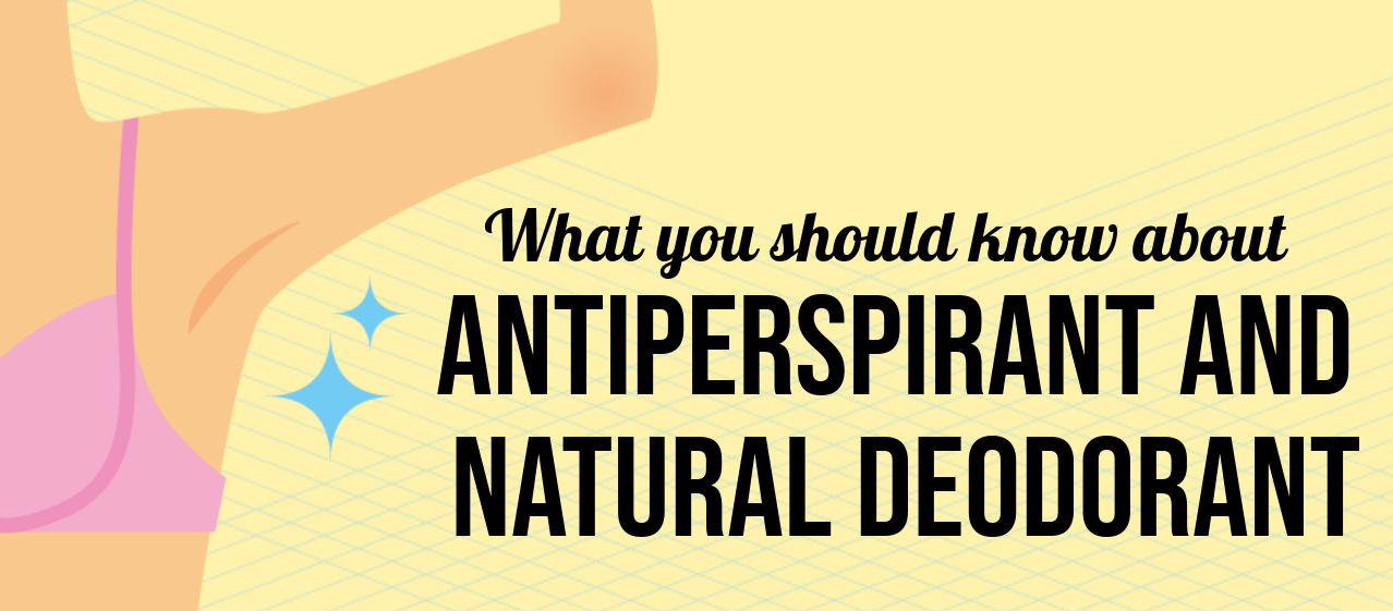 GRAPHIC: What you should know about Antiperspirant and Natural Deodorant. Graphic by The Signal reporter Allison Haltom.