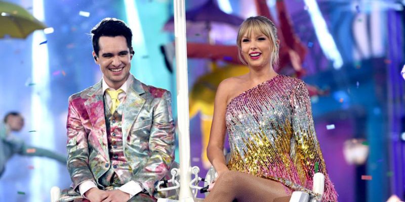 PHOTO: Taylor Swift and Brendon Urie released a song titled "Me" and performed it at the Billboard Music Awards. Photo courtesy of Kevin Winter/Getty Images.