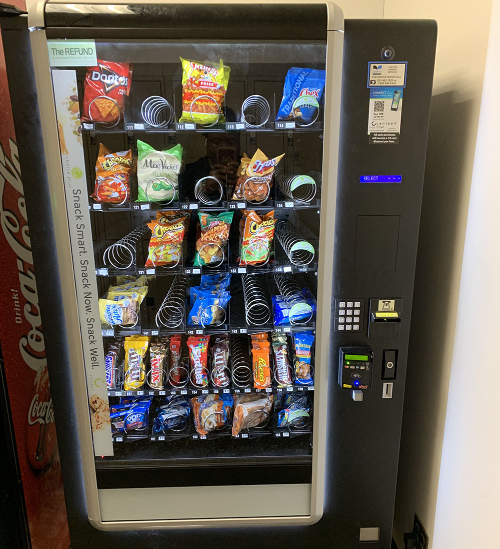 PHOTO: Photo of one of the vending machines stationed around campus.