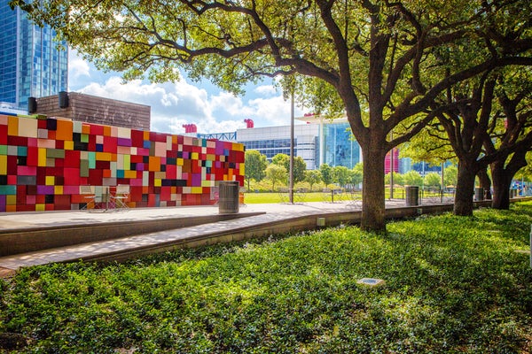 PHOTO: Discovery Green is located near the George R. Brown Convention Center and Toyota Center. Photo courtesy of Discovery Green.