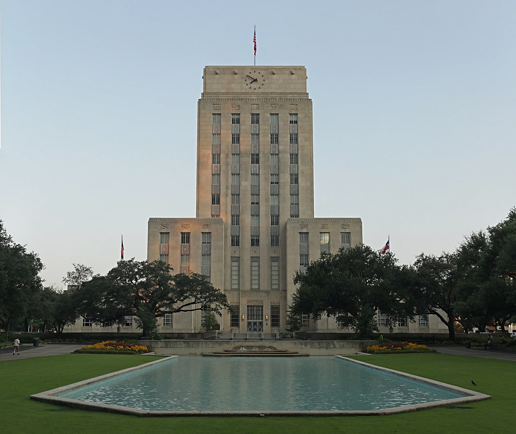PHOTO: Picture of Houston City Hall Photo courtesy of Jujutacular via flikr https://www.flickr.com/photos/jujutacular/4883858241