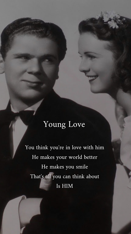 IMAGE: "Young Love" poem by Kate Gaddis. Image courtesy of Kate Gaddis.