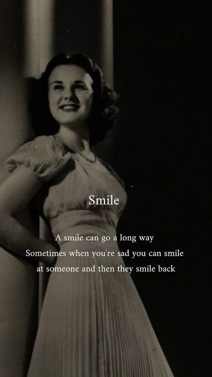 IMAGE: "Smile" poem by Kate Gaddis. Image courtesy of Kate Gaddis.