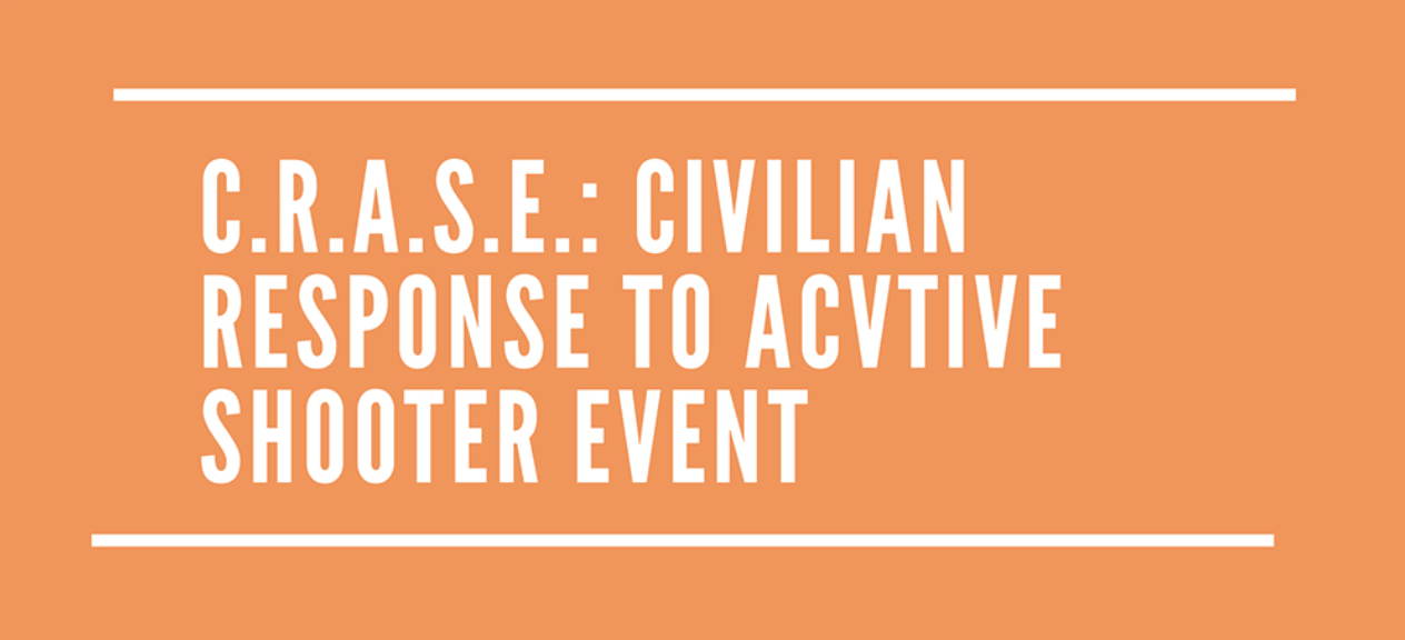 GRAPHIC: The Civilian Response to Active Shooter Event training is part of optional training on the UHCL campus. Graphic by The Signal reporter, Mirian Umana.