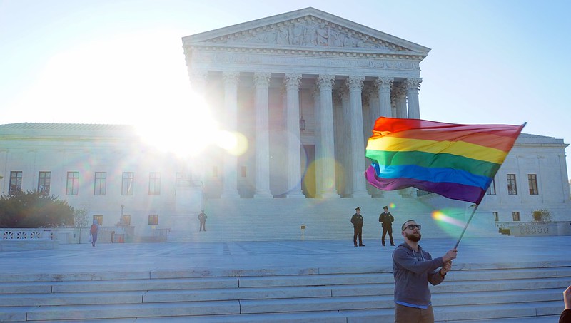 PHOTO: Arguments at the United States Supreme Court for Same-Sex Marriage on April 28, 2015. Photo courtesy of Ted Eytan via Flickr