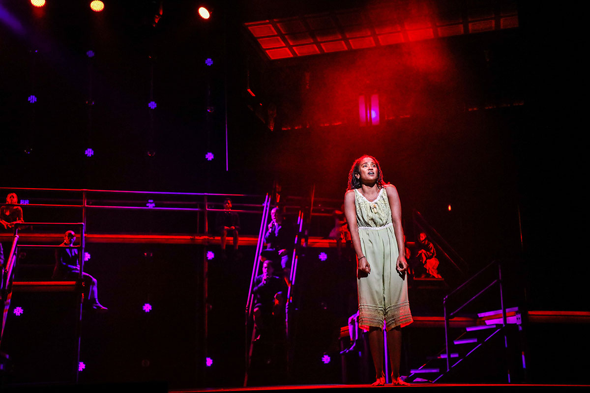 PHOTO: Raven Justine Troup as “Ilse” in the Theatre Under The Stars production of Spring Awakening. Photo courtesy of Melissa Taylor.