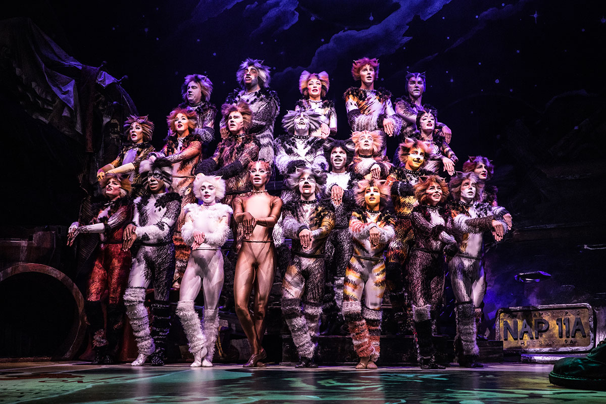 PHOTO: The North American Tour Company of "Cats." Photo by Matthew Murphy; courtesy of Broadway Across America.