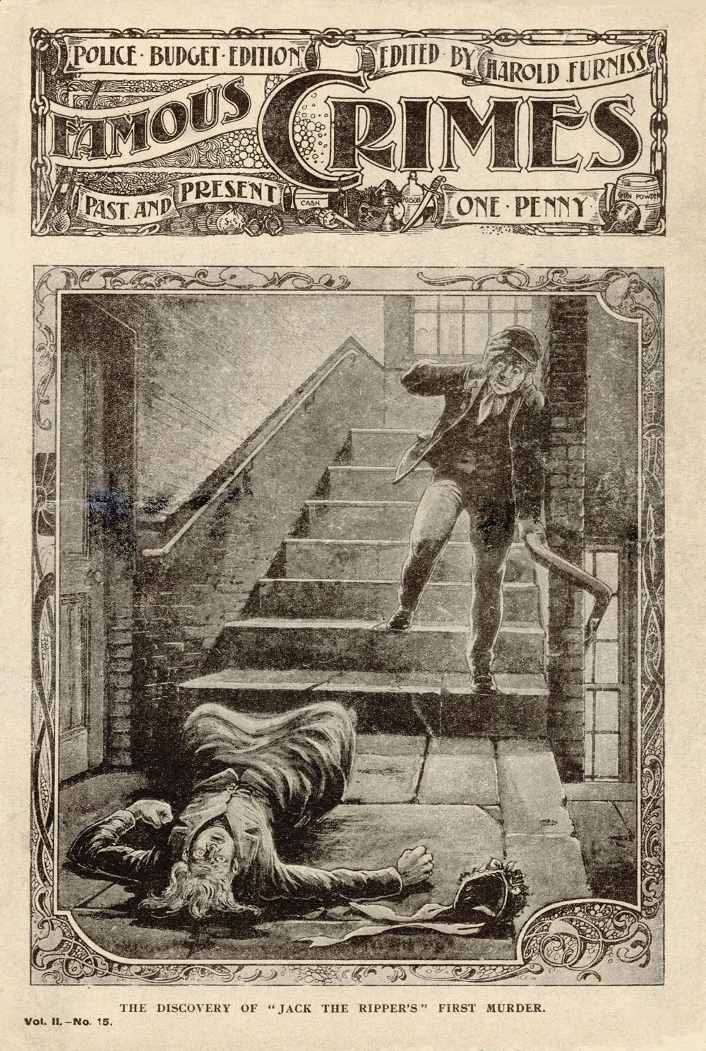 PHOTO: Famous Crimes, Past and Present - The Discovery of Jack the Ripper's first murder. Photo courtesy of Wikimedia Commons.