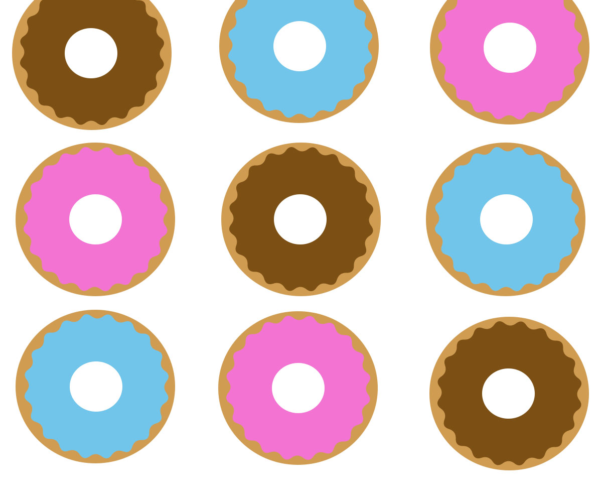 GRAPHIC: ASSORTED DONUTS