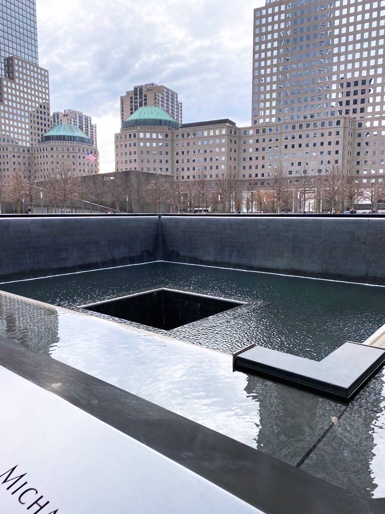 PHOTO: One of the Memorial Pools by the One World Trade Center. Photo by The Signal Executive Editor Emily Nichelle Wolfe