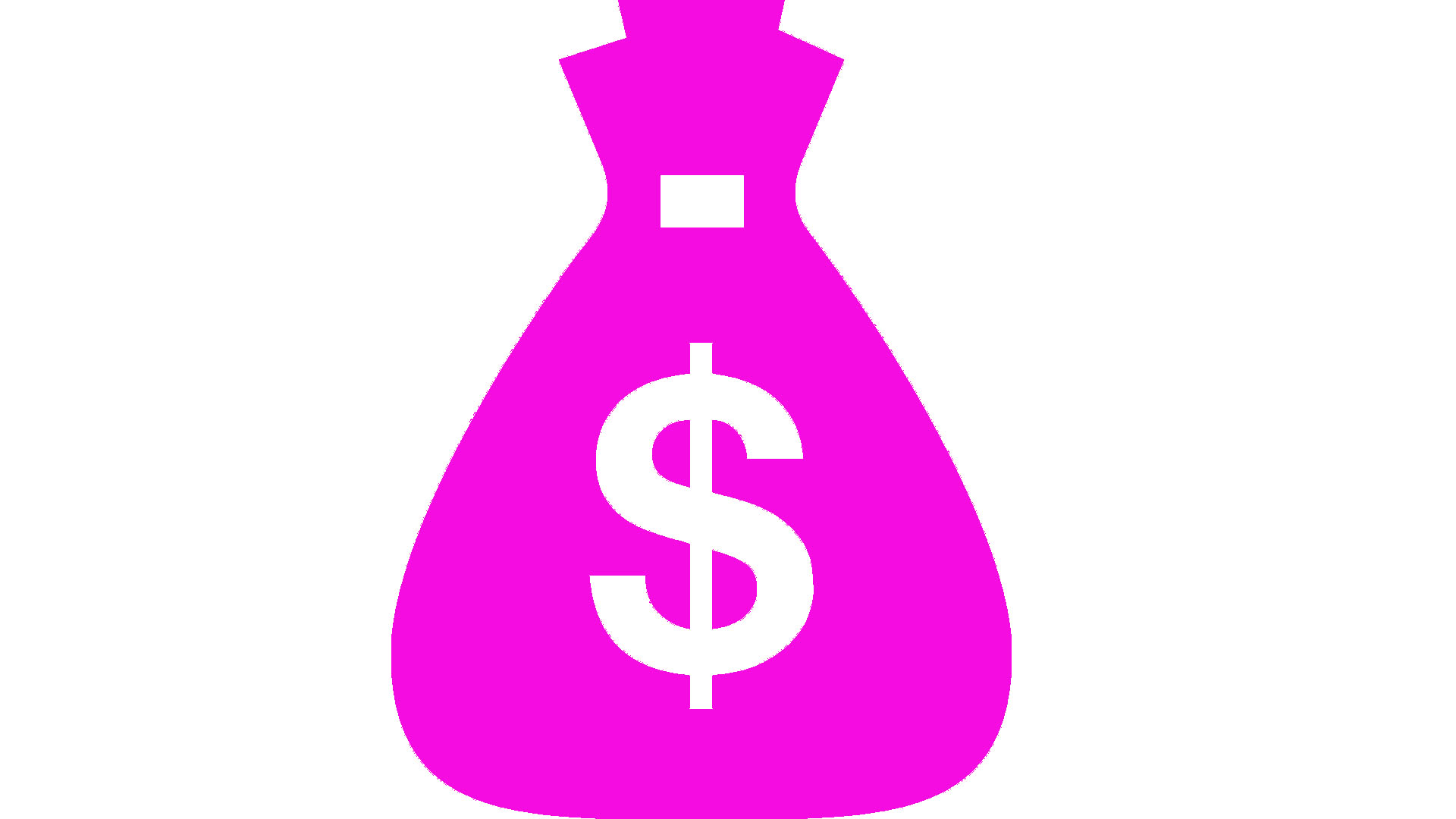 GRAPHIC: Pink money bag with dollar sign. Graphic by The Signal reporter Sarah Daniels; elements from Pixabay.