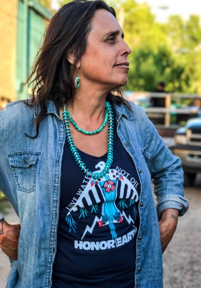 PHOTO: Winona LaDuke is the executive director of Honor The Earth. Photo courtesy of HonorTheEarth.Org. SOURCE: http://www.honorearth.org/meet_the_team