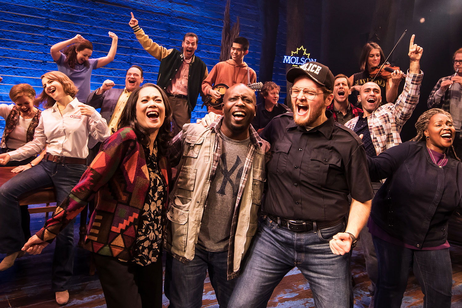 PHOTO: The cast of "Come From Away." Photo by Matthew Murphy