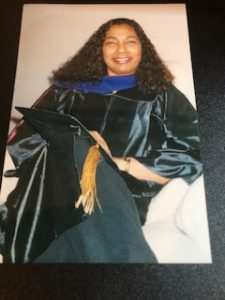 Joan Pedro graduating with her PhD from Virginia Tech. Photo courtesy of Joan Pedro.