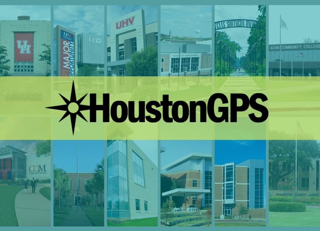 GRAPHIC: Image displays 6 universities and 5 community colleges whom are under the Houston GPS consortium. Photos courtesy of the respective colleges that make up the Houston GPS. Graphic by The Signal reporter Jenna Schaub and Online Editor Alyssa Shotwell.