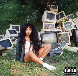 ART: Album features SZA sitting in the grass and in front of many broken, old computers. Art courtesy of Top Dawg/RCA, and Roberto Reyes/Vlad Sepetov. SOURCE: https://en.wikipedia.org/wiki/Ctrl_(SZA_album)#/media/File:SZA_-_Ctrl_cover.png