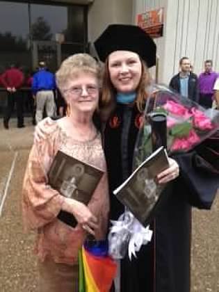 PHOTO: Roberta Raymond and her mom at Raymond's graduation. Photo courtesy of Roberta Raymond.