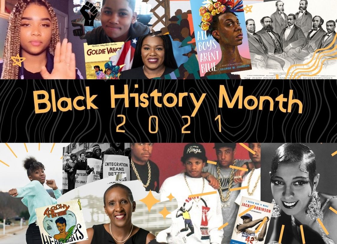 GRAPHIC: Text reads "Black History Month 2021." Graphic by The Signal Online Editor Alyssa Shotwell.