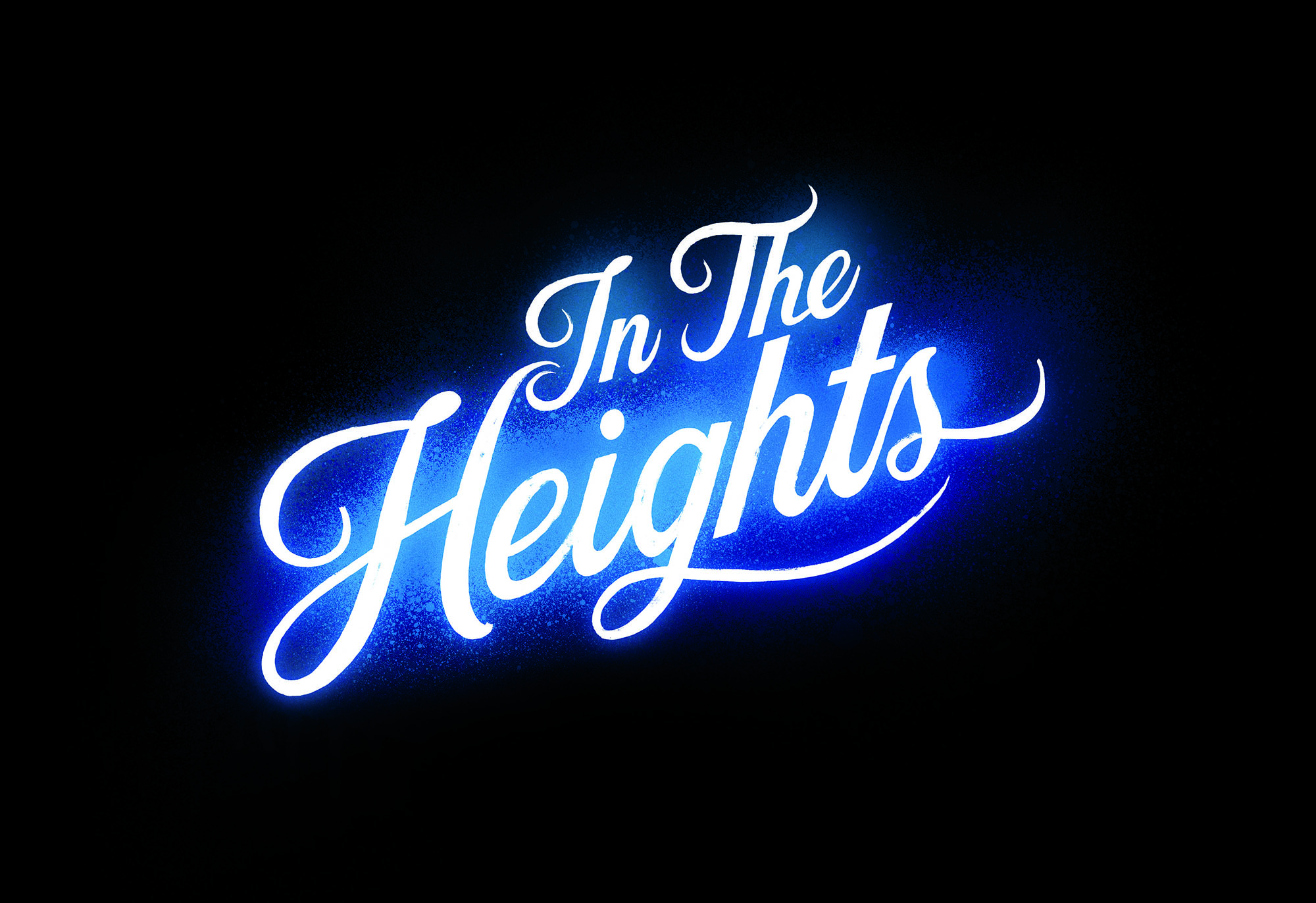 GRAPHIC: Main title text of "In The Heights" on a black background. Photo courtesy of Warner Bros. Entertainment Inc.