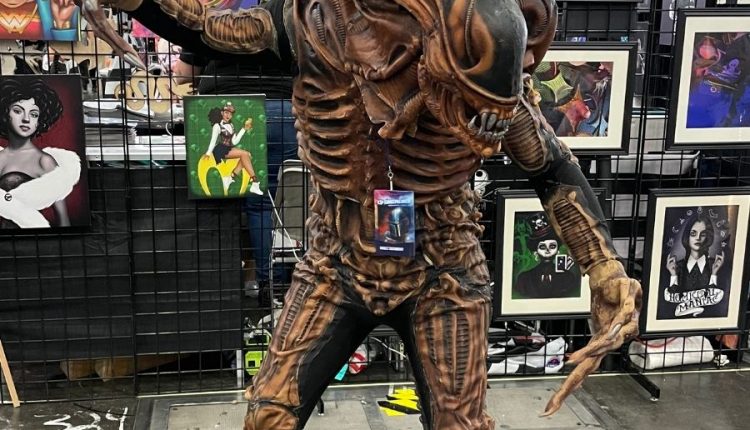 PHOTO: Cosplayer dressed as Alien from the Alien franchise. Photo by Audience Engagement Editor Stephanie Perez.