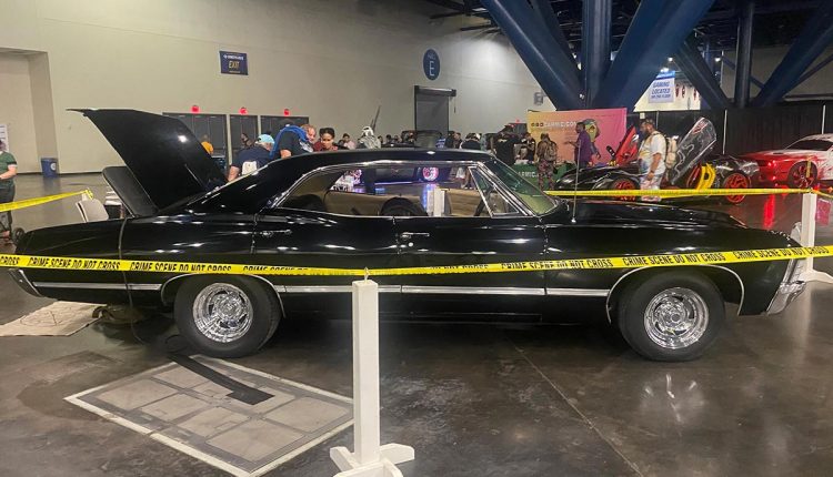 PHOTO: A replica of Supernatural's Dean Winchester's 1967 black Chevy Impala. Photo by Editor-in-Chief Emily Nichelle Wolfe.