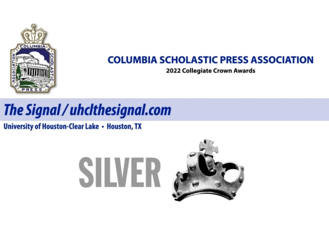 GRAPHIC: The Signal won the 2022 Silver Crown Award. Graphic courtesy of the Columbia Scholastic Press Association.