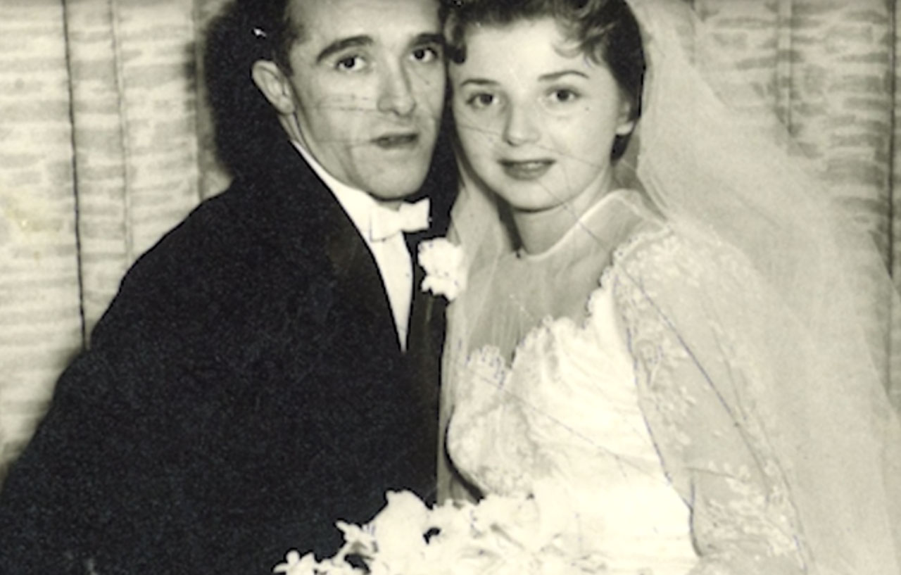 PHOTO: Rose and Arthur Gelbart were married November 5, 1955. Photo by the United States Holocaust Memorial Museum.