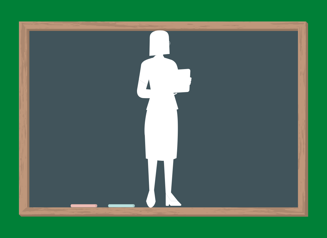 PHOTO: Image depicts chalkboard with white silhouette. Graphic by The Signal Editor-In-Chief Troylon Griffin II.