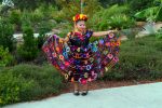 A young catrina at the fashion show in The Festival in the Garden at the Houston Botanic Garden. Photo by Signal reporter Xavier Munoz.