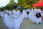 Traditional dresses worn by The Ballet Folklorico. Photo by Signal reporter Xavier Munoz.