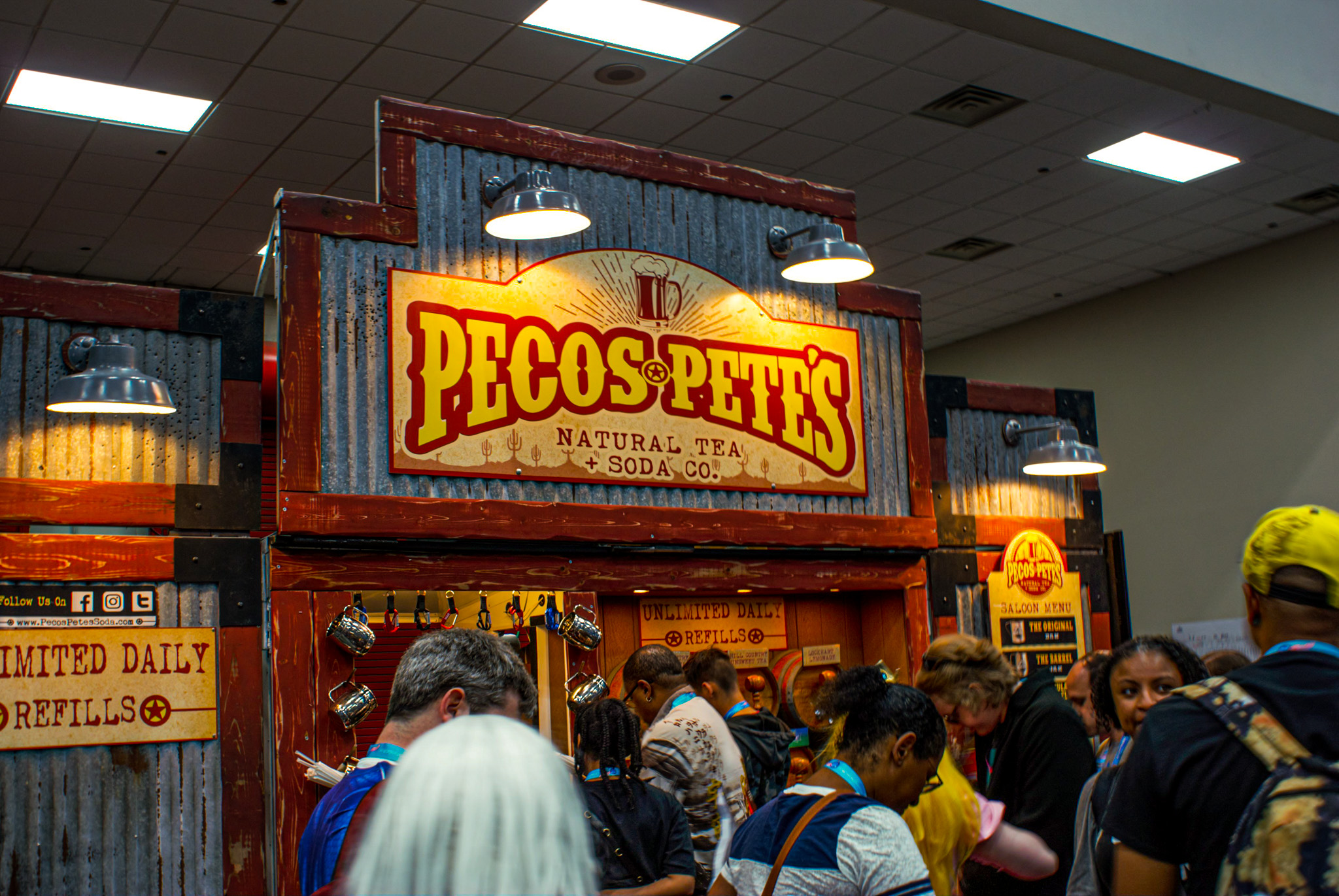 Another familiar face to Comicpalooza. Pecos Pete's has been severing their own brand of sodas here at Comicpalooza since this reporters first Comicpalooza back in 2017. Photo by reporter Adan Martinez.