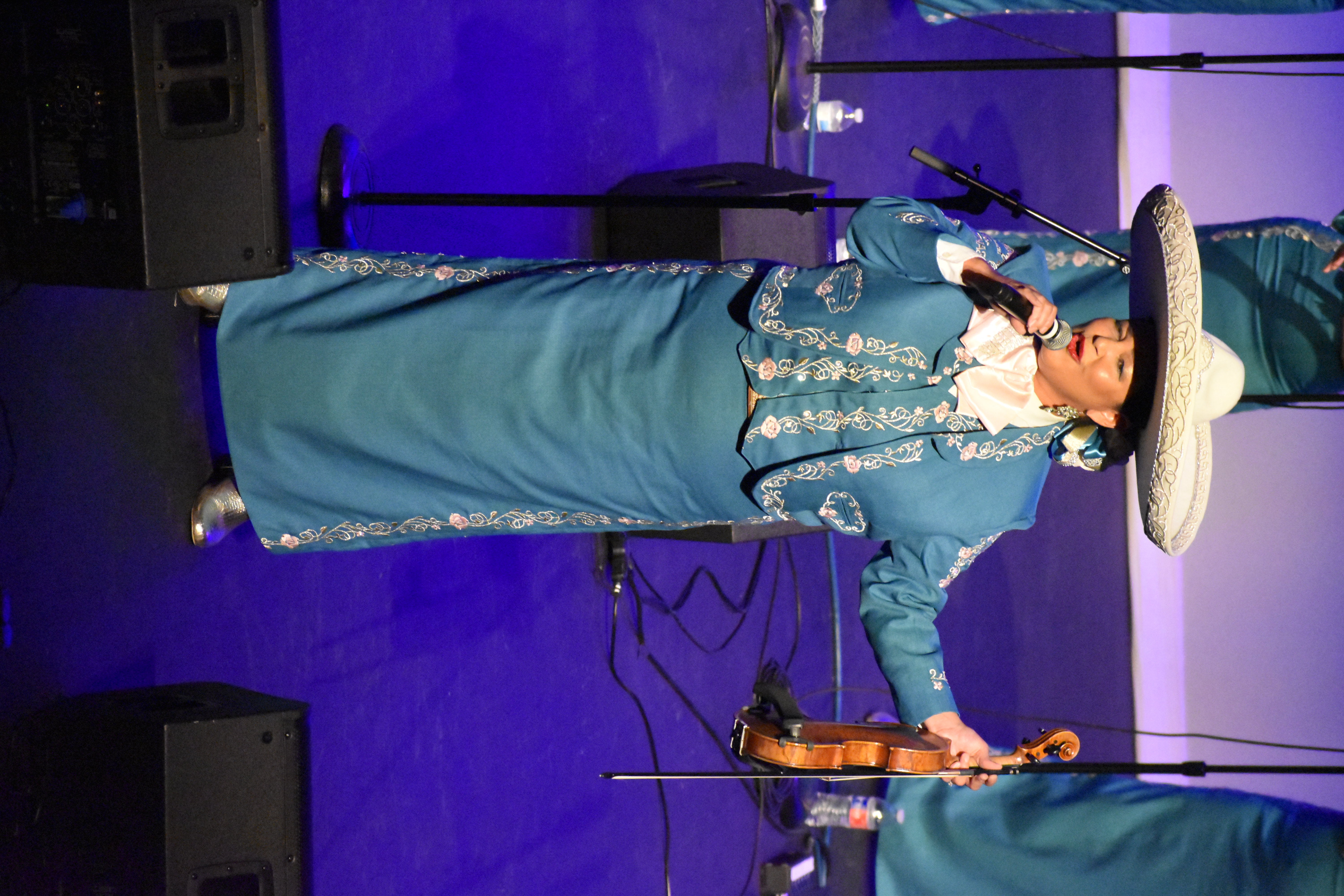 Mariachi Las Alteñas performing live in Bayou Theatre.